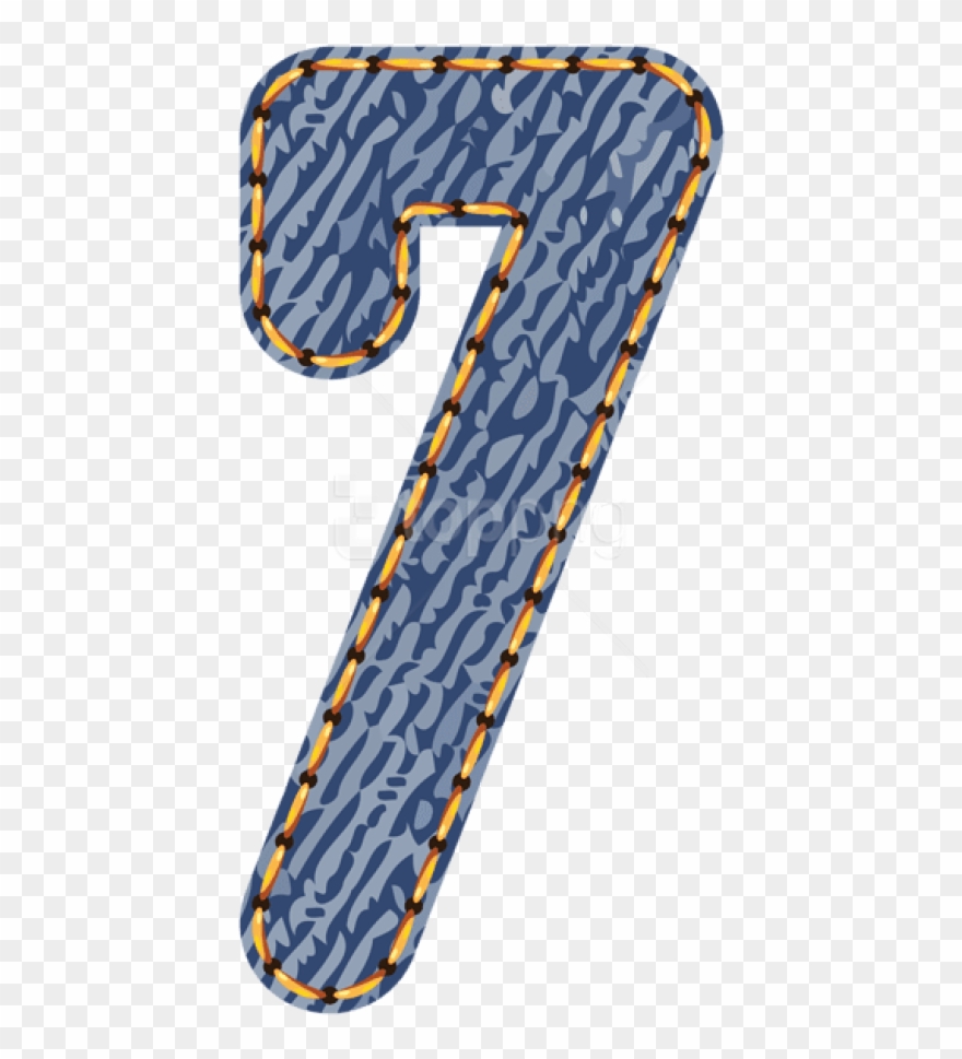 Free Png Download Jeans Number Sevenpicture Clipart Transparent Png