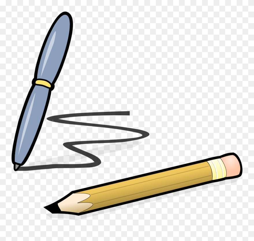 Pen Pencil Clip Art At Clipart Library - Pen And Pencil Clipart - Png Download