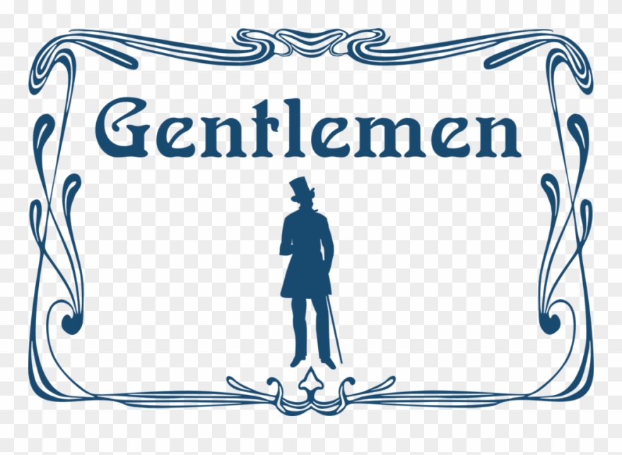 Clipart Wc Herren - Clip Art Bathroom Sign - Png Download