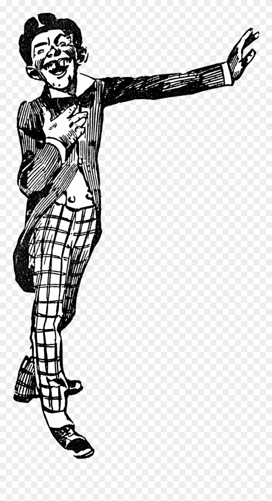 Svg Download Clown Black And White Clipart - Carnival Transparent Scary - Png Download