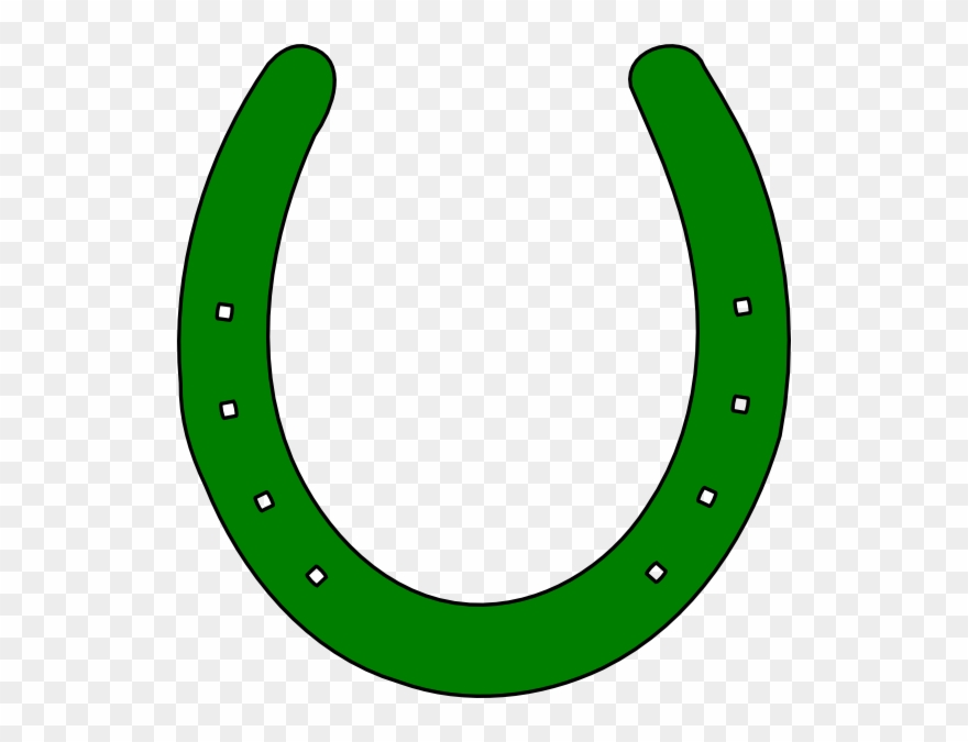 Green - Green Horseshoe Clipart - Png Download