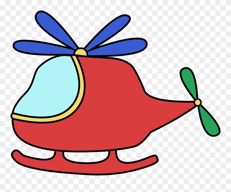 Clipart - Toy Helicopter Clipart - Png Download