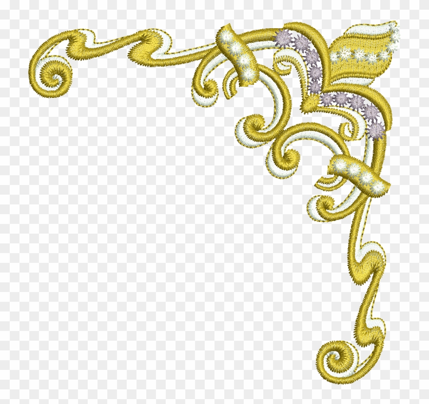 Corner Design Png Pluspng - Gold Corner Design Png Clipart