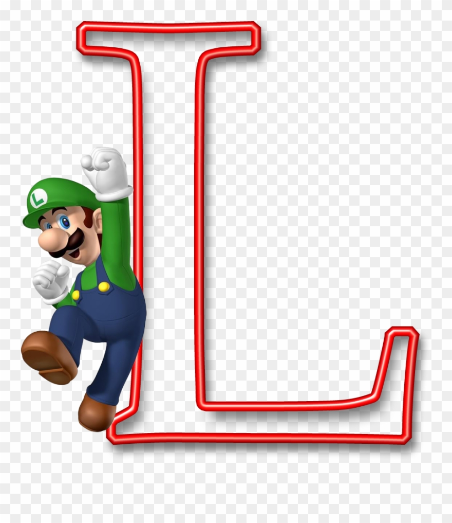 Alfabeto Mario Bros - Mario Bros Y Luigi Clipart