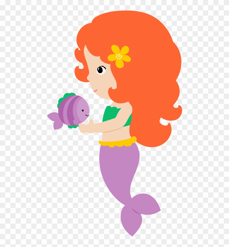 I Mermaids And Sealife - Mermaid Clipart Png Transparent Png
