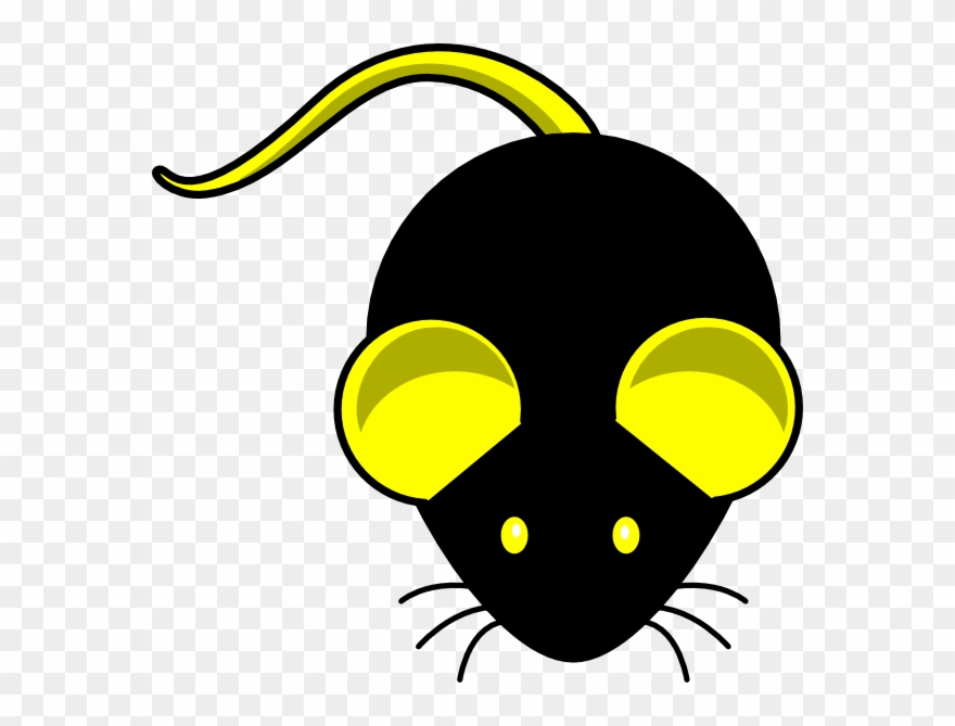 Black Mouse Clip Art - Png Download