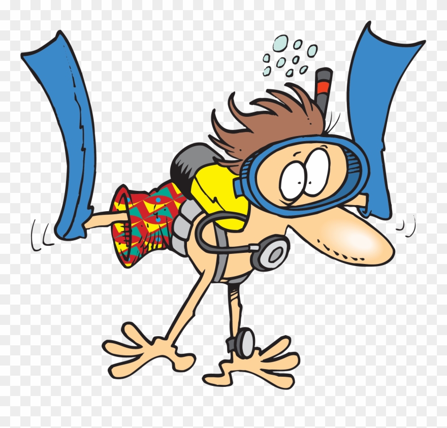 Photos - Go Scuba Diving Cartoon Clipart