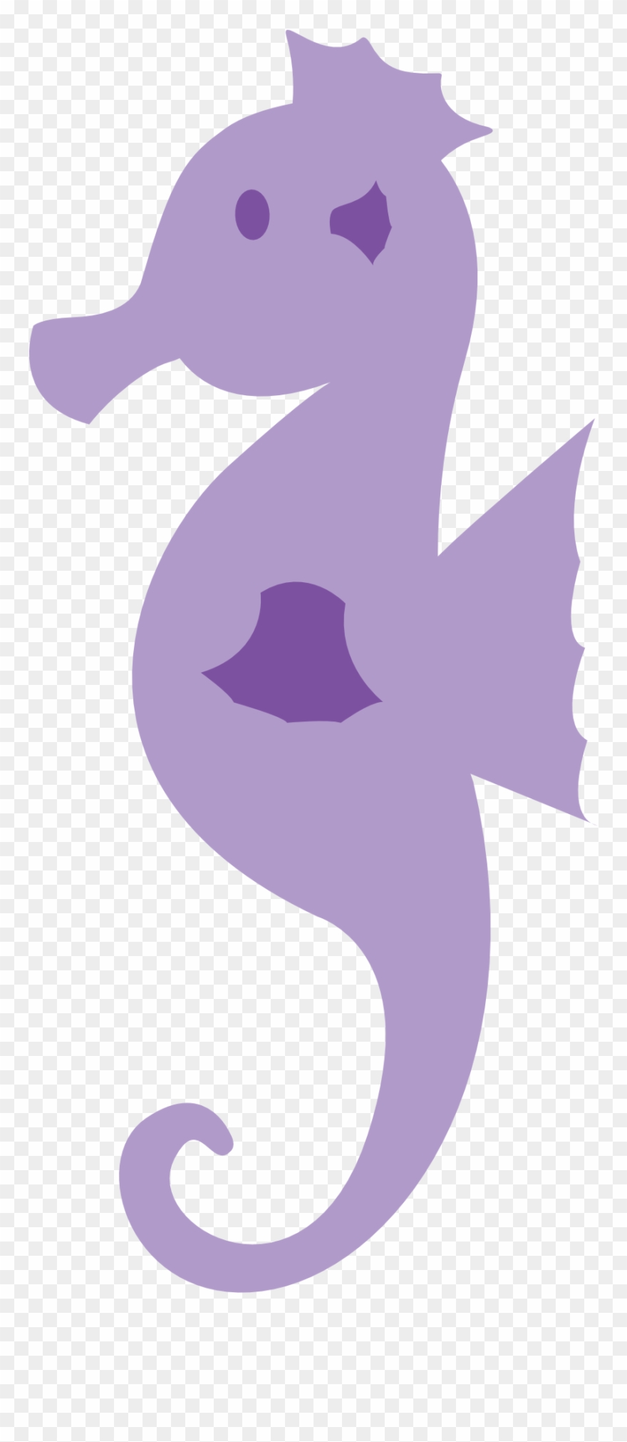 Seahorse Clip Art Free Free Clipart Images - Transparent Sea Creature Clip Art - Png Download