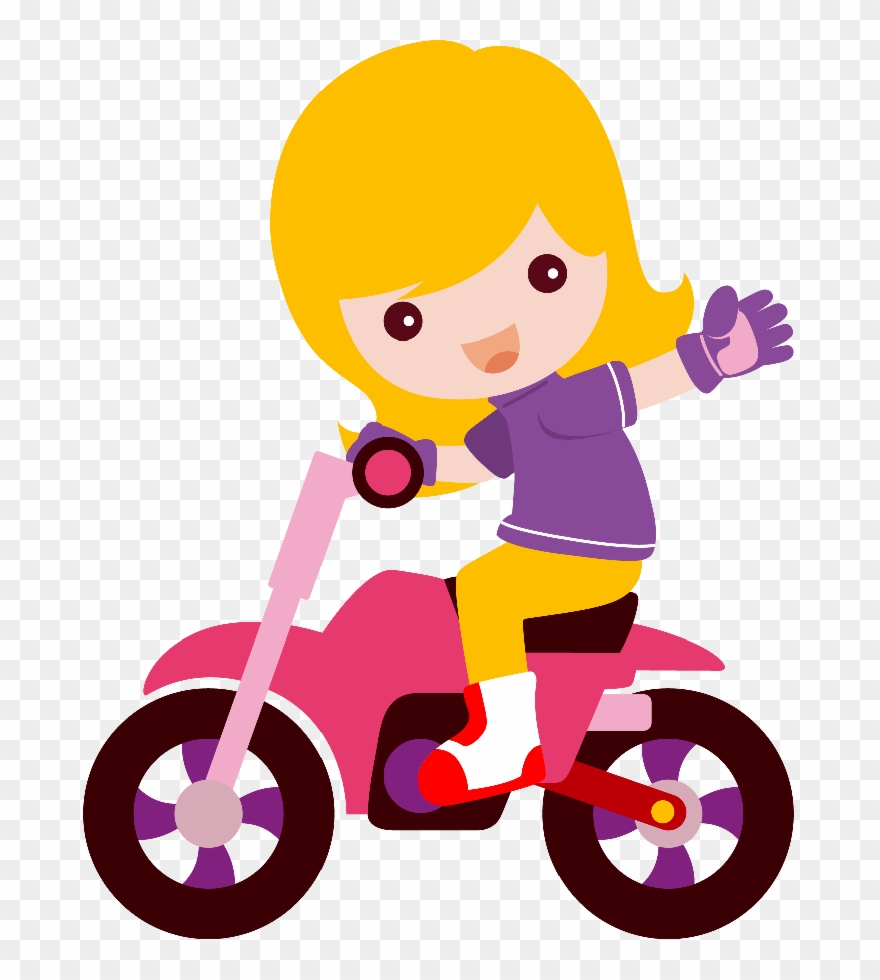 Minus Cute Clipart, Frame Clipart, Art Transportation, - Niño En Bicicleta Caricatura Png Transparent Png