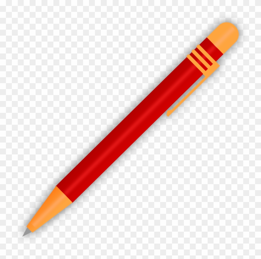 Free Pictures Pen - Red Pen Vector Png Clipart