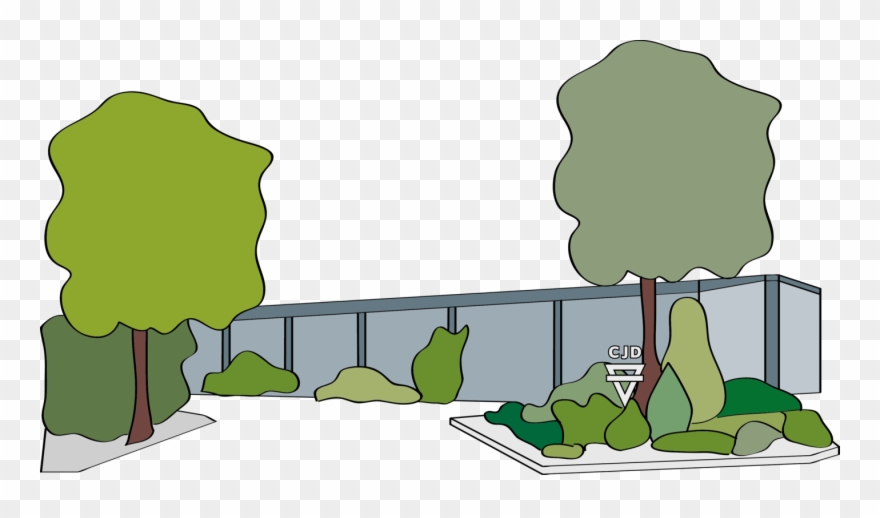 Eine Zeichnung Vom Gebäude Der Werkstatt - Cartoon Clipart