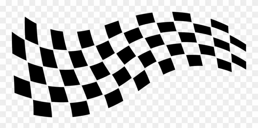 Racing Flag Vector Png - Car Race Flag Png Clipart