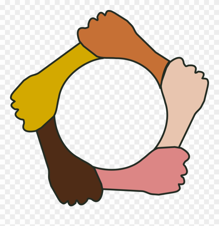 Dream Clipart Race Equality - Helping Hands Circle Png Transparent Png