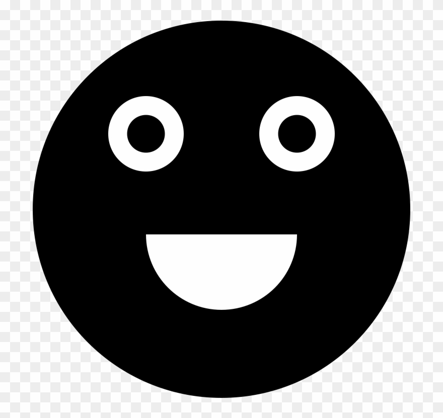 Happy Black Moon Free Vector - Happy Black Clipart