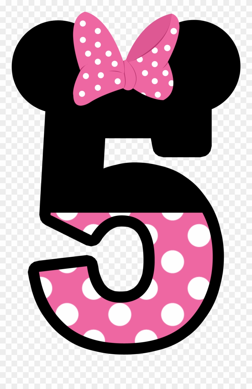 Gifs Y Fondos Pazenlatormenta - Minnie Mouse Number 6 Clipart