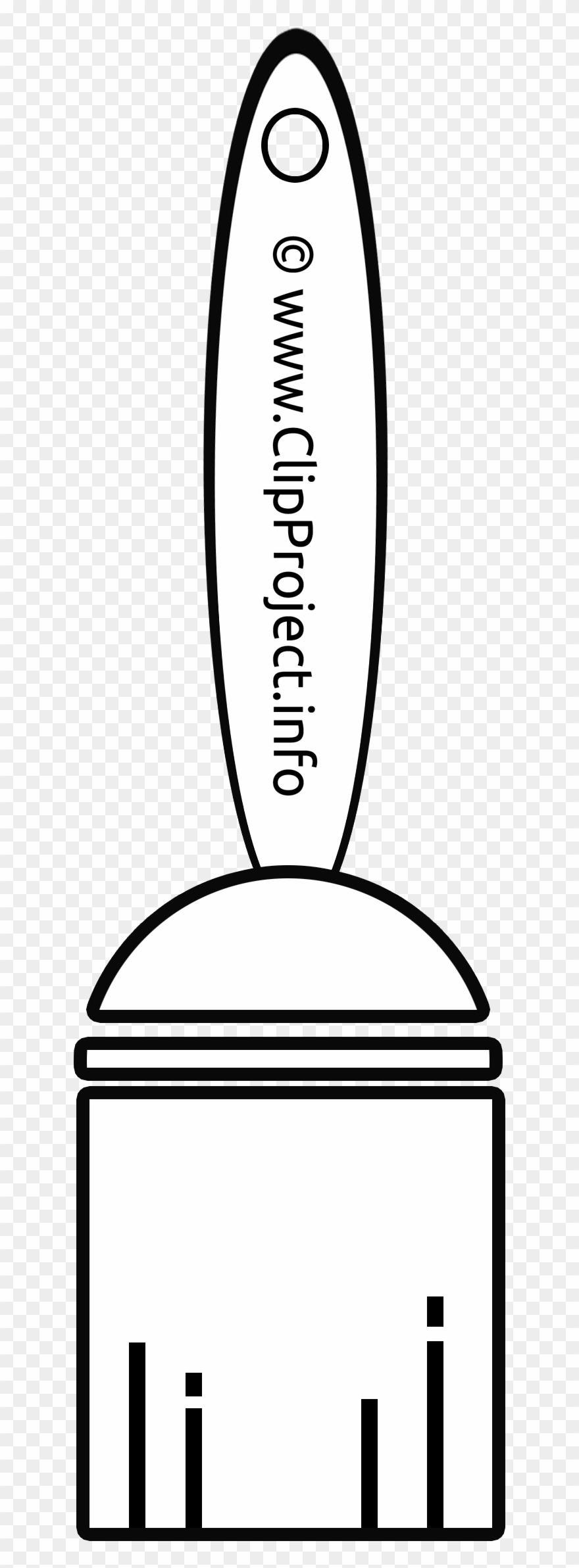 Pinsel Clipart For Schwarz Weis - Clip Art - Png Download