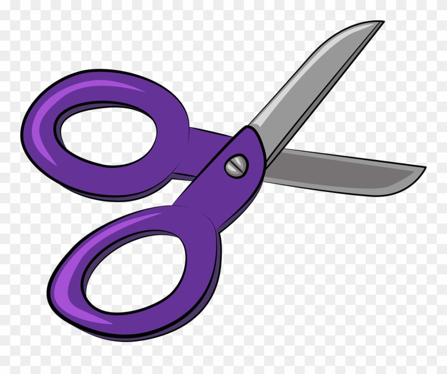 Jaguar Pre-style Ergo Scissor - Clip Art Purple Scissors - Png Download