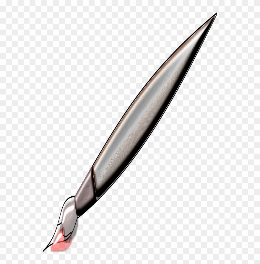 Paint Brush Clip Art Free - Brush Pen Clipart - Png Download