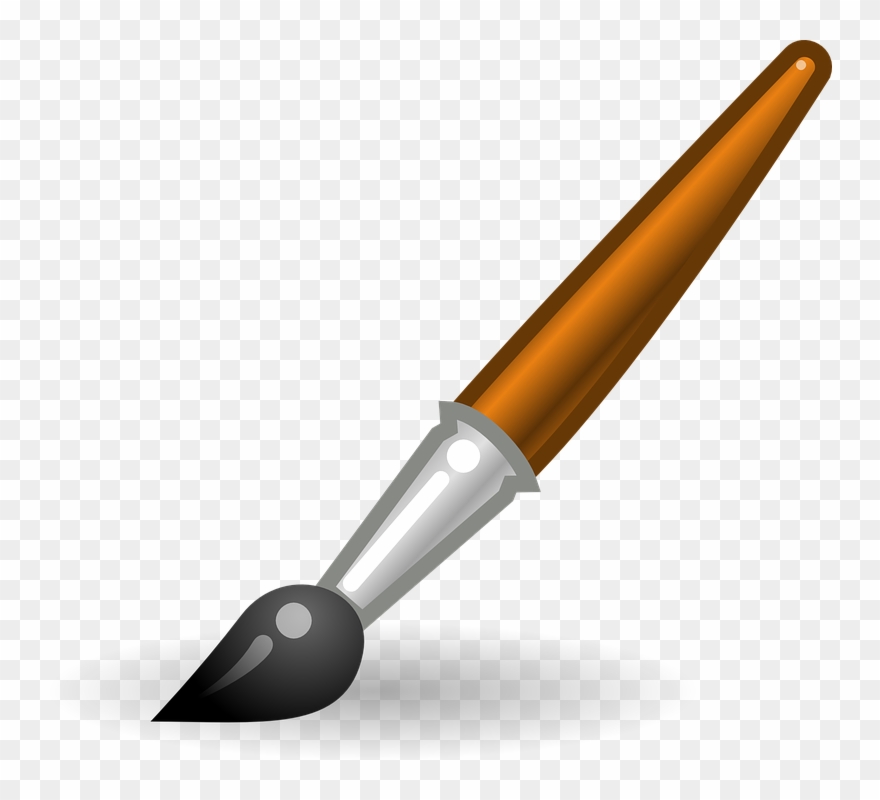 Paintbrush Clip Art - Paint Brush - Png Download
