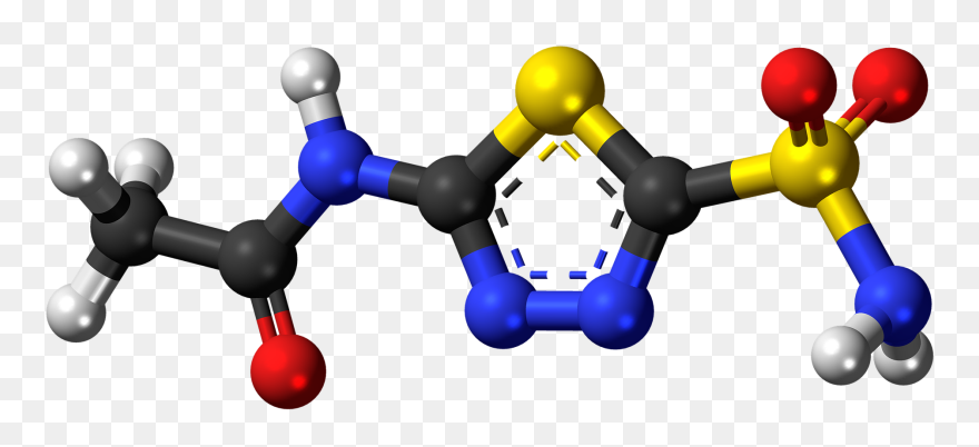 Generic Viagra With Dapoxetine - Acetazolamide 3d Structure Clipart