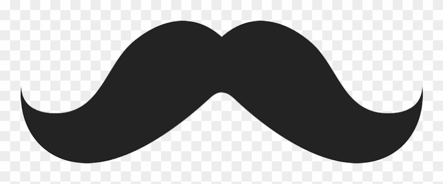 Eyeglasses Clipart Grey Mustache - Mario Mustache - Png Download