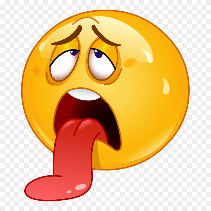 Exhausted Smiley 스마일리, 얼굴 표정, 미소, 생각, 그림, Skinny, 판타지 - Smiley Erschöpft Clipart