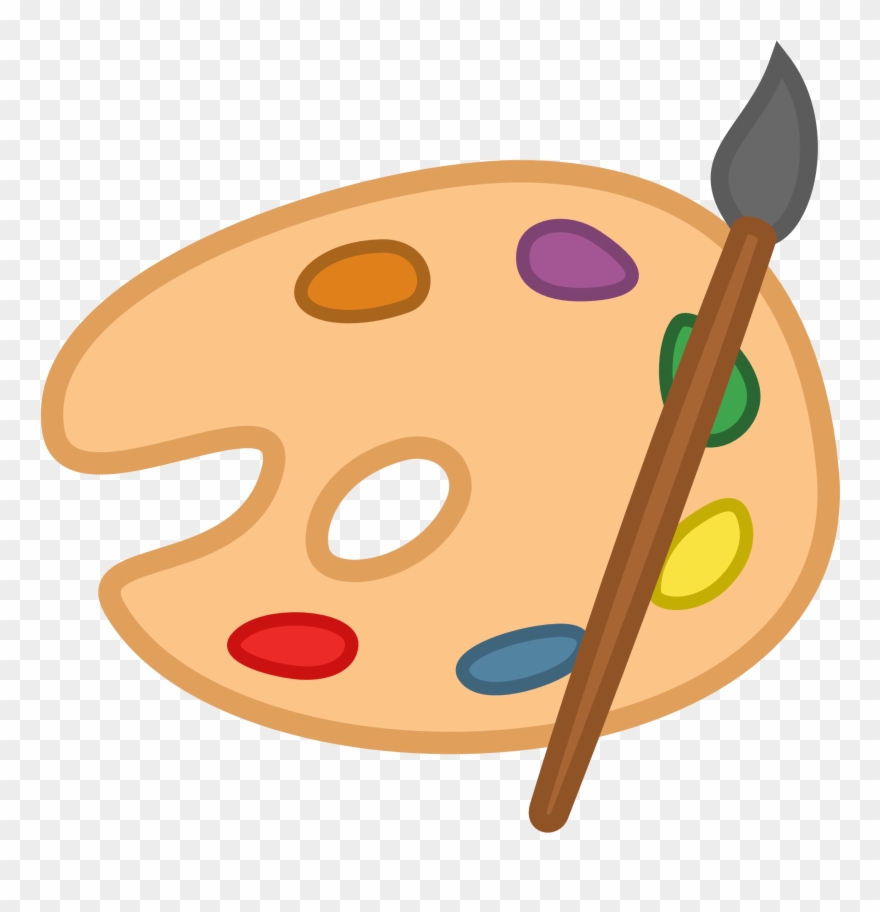 Images For Art Palette Clip Art - Paint Palette Clipart - Png Download