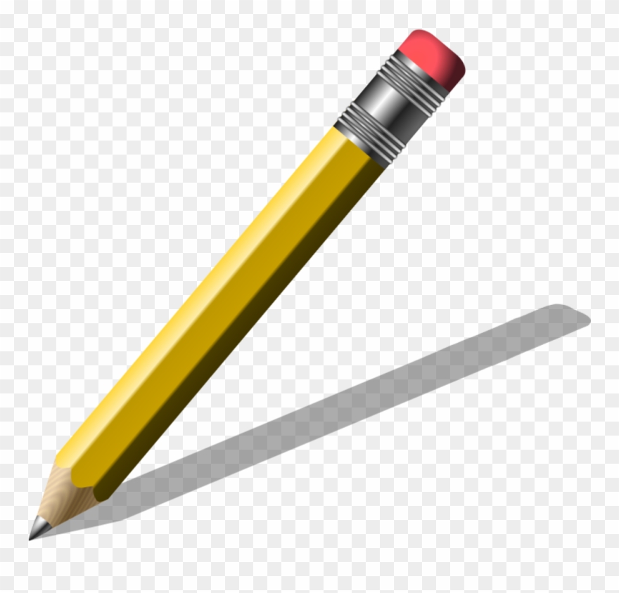Pencil Clip Art Black And White - Pencil Clipart - Png Download