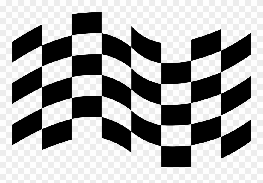 Racing Flags Clipart - Racing Flag - Png Download