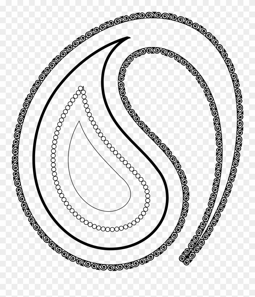 Big Image - Paisley Pattern Clipart