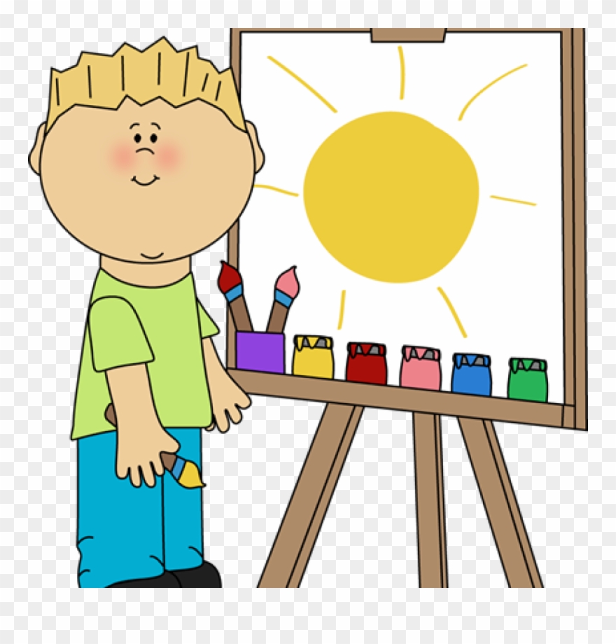 Clip Art Class Art Class Clip Art Art Class Images - Preschool Art Center Clipart - Png Download