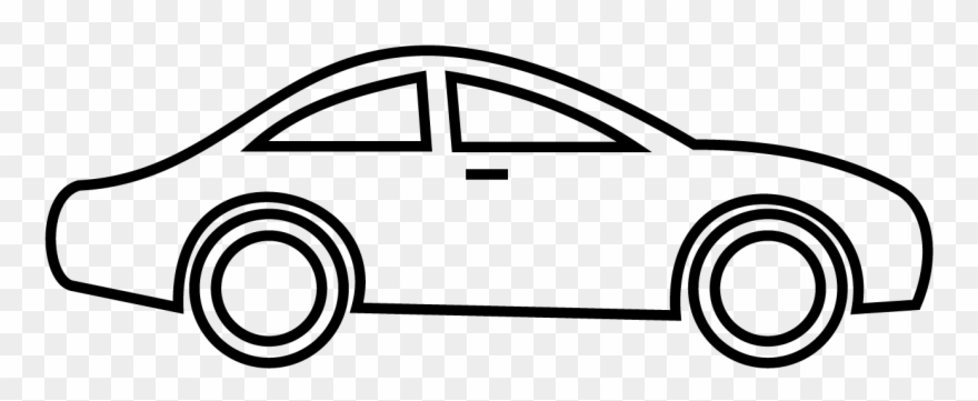 Car Black And White Race Car Clipart Black And White - Black And White Car Clipart - Png Download