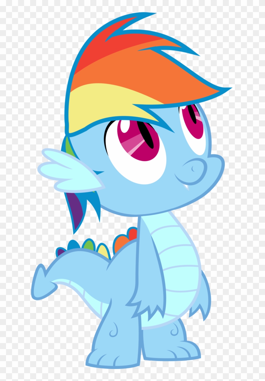 Dragon Dashie G By Megarainbowdash Cricut Pinterest - Spike Happy Clipart