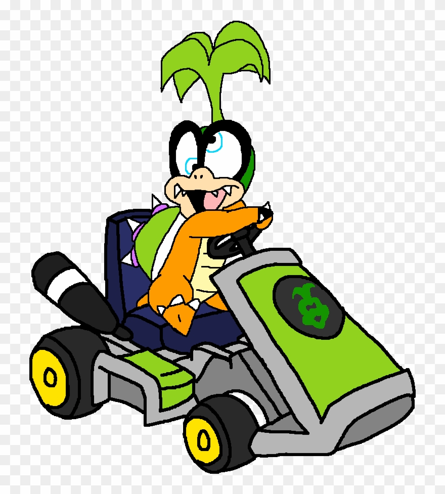 Mario Kart Art Day Iggy Koopaportalmasterdan Clipart - Iggy Koopa Mario Kart - Png Download