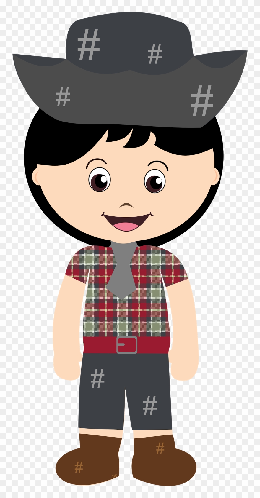 Layouts E Templates Para Blogs E Lojas Virtuais - Bonequinho Festa Junina Png Clipart