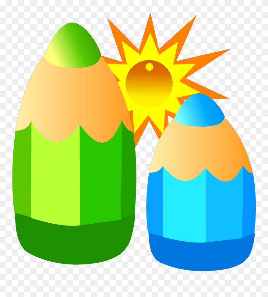 Pencil Clip Art Download - Sun In Arabic Word - Png Download