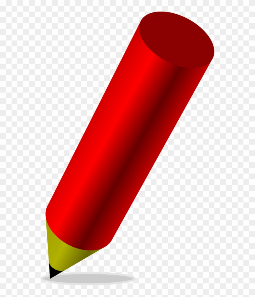 Pencil Clipart, Vector Clip Art Online, Royalty Free - Clipart Colour Pencil White - Png Download