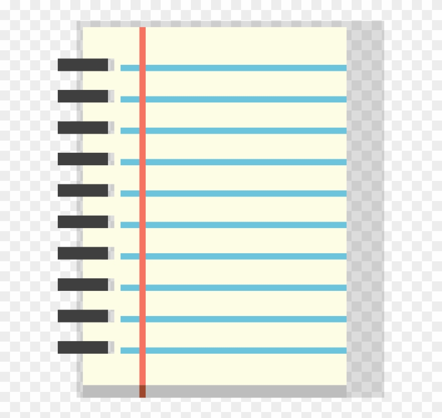 Free To Use Public Domain School Clip Art - Notebook - Png Download