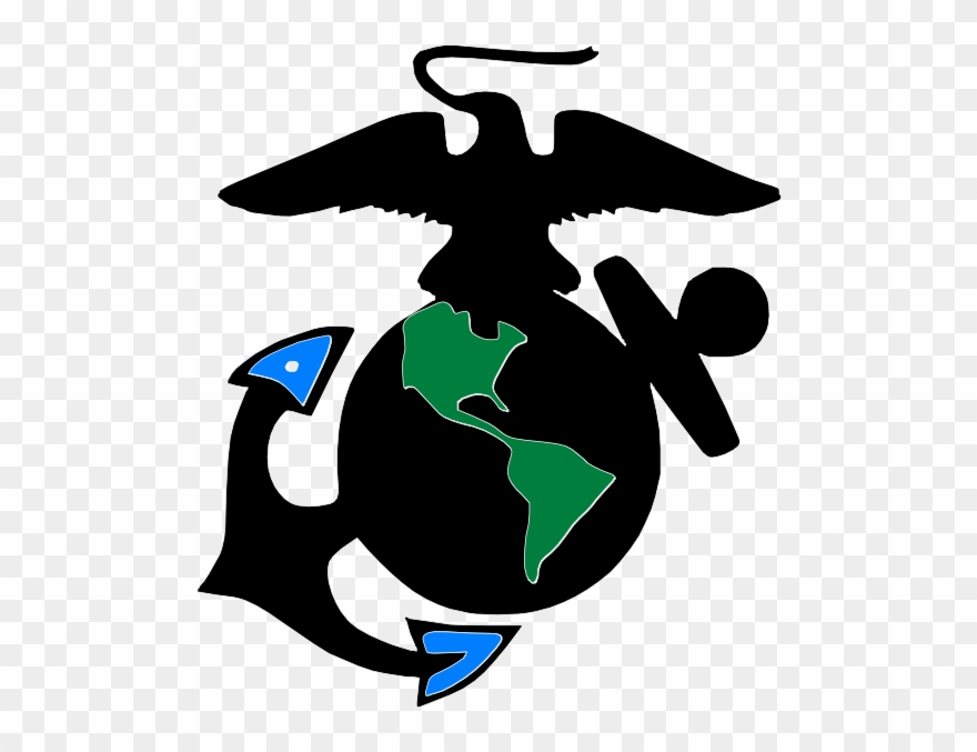 Marine Corp Emblem Clip Art - Usmc Logo Clip Art - Png Download