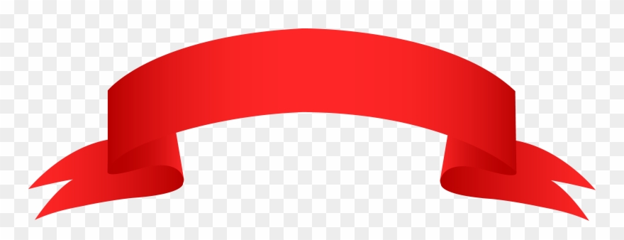 Red Ribbon Clip Art - Ribbons Transparent - Png Download
