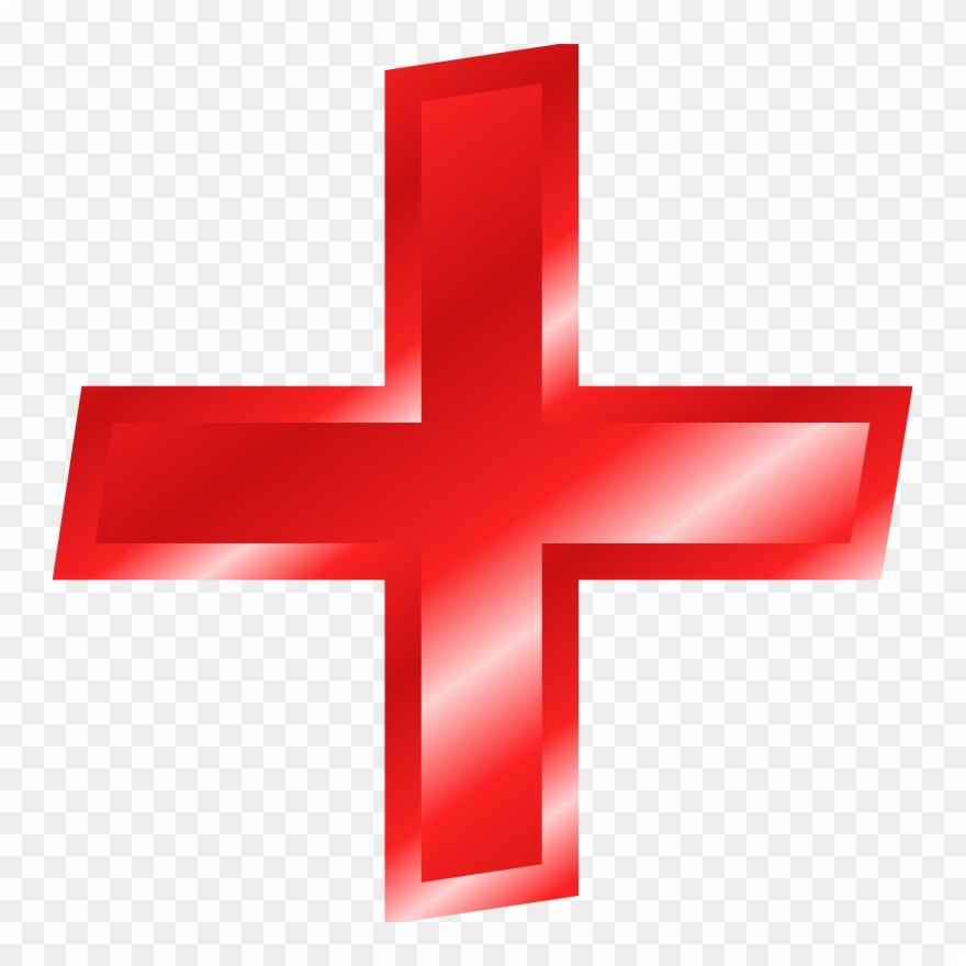 Plus Red Png Clipart