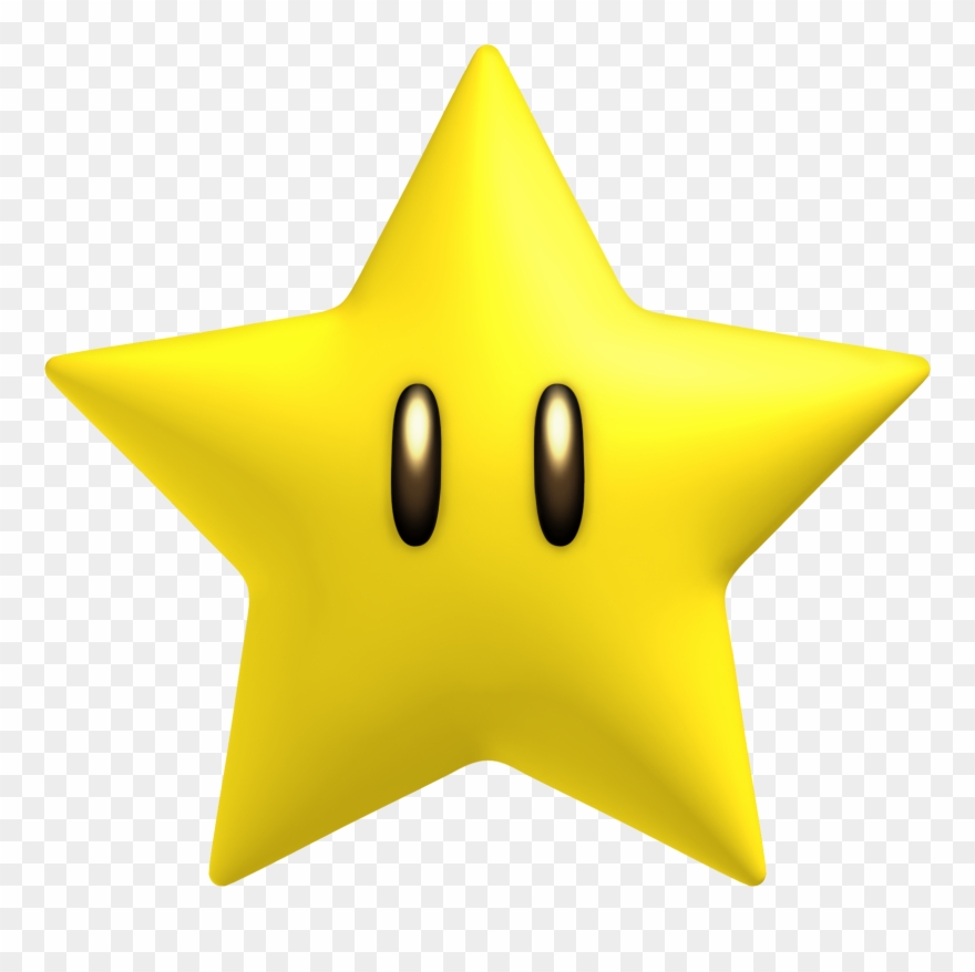 Clip Art Mario Bros Clip Art - Super Star From Mario - Png Download