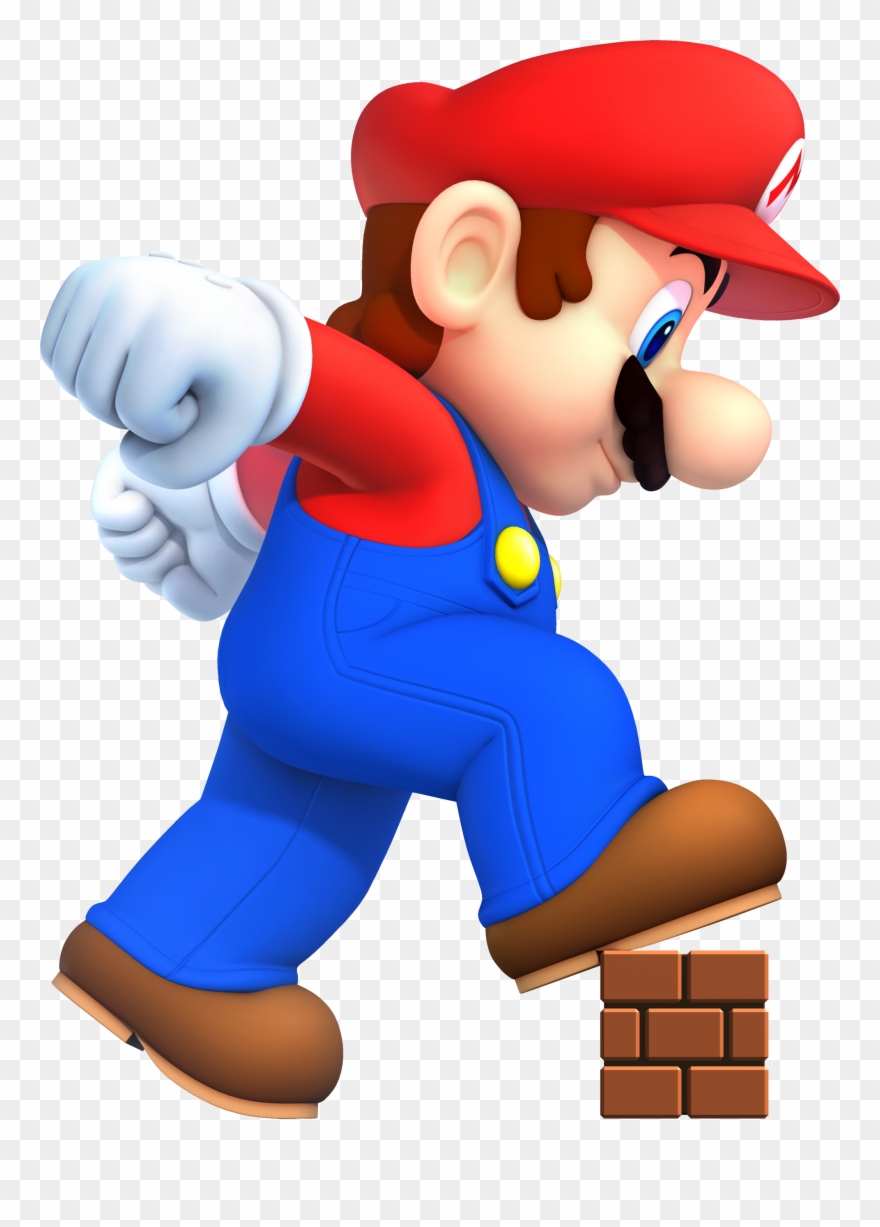 Mario Clipart Mario Character - New Super Mario Bros Png Transparent Png