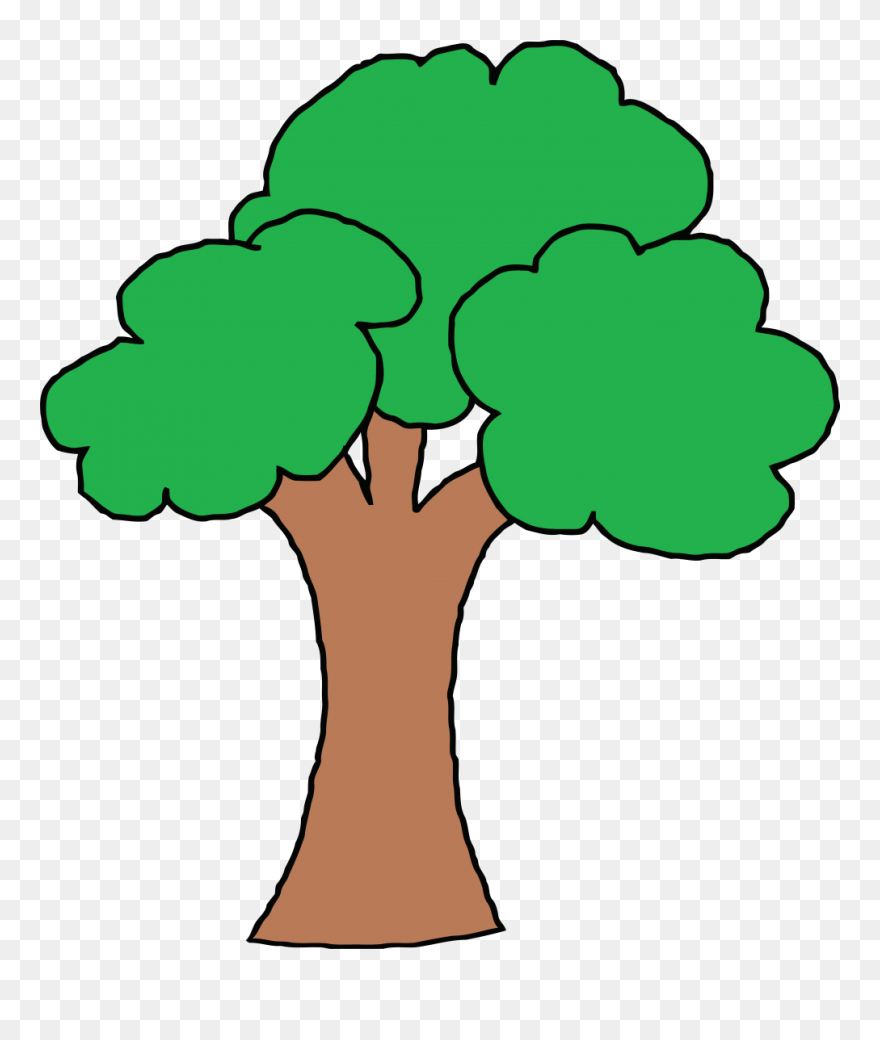 Tree Clip Art - Apple Tree Without Apples Clipart - Png Download