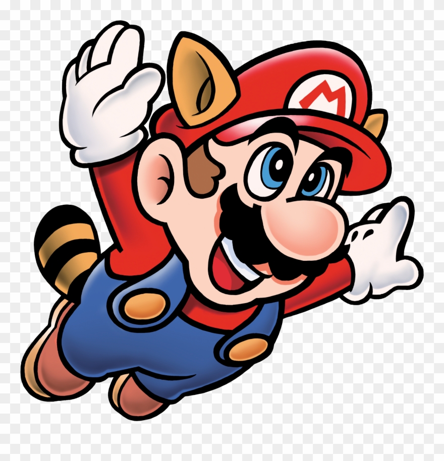 Mario Clipart Line Art - Mario Bros 3 Png Transparent Png