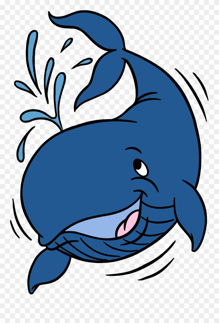 Whale Clipart Fishing Cartoons Pinterest Clip Art Whale - Transparent Background Cute Whale Clipart - Png Download