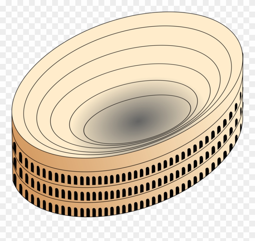 Free To Use Public Domain Structures Clip Art - Coliseum Top View - Png Download