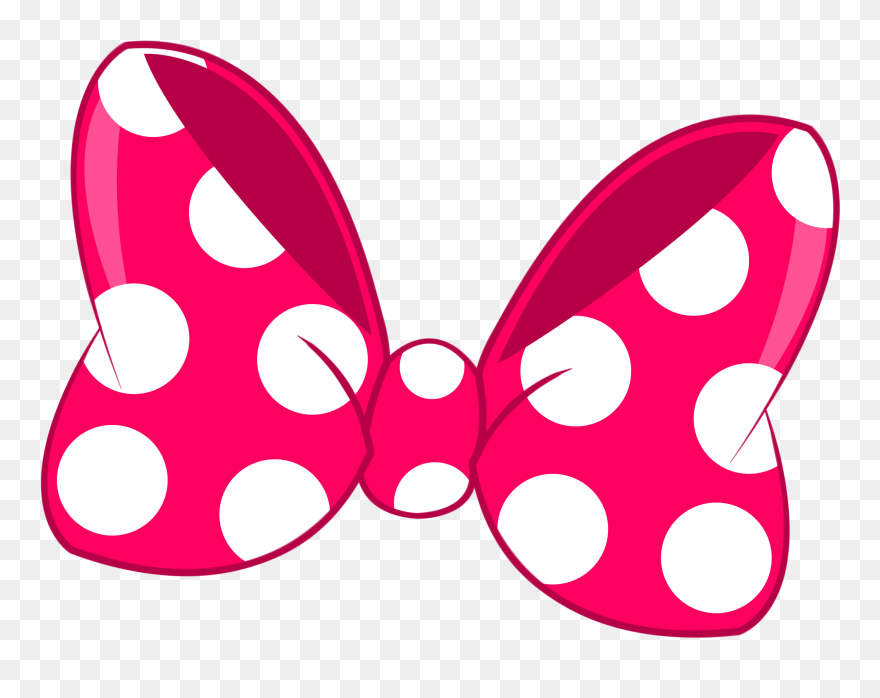 Aqui Les Dejo Estas Imagenes Que Espero Y Les Sea De - Hot Pink Minnie Mouse Bow Clipart