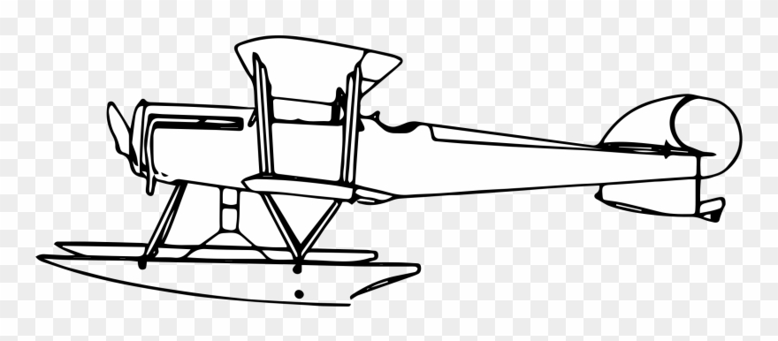 Airplane Seaplane Biplane Ad Flying Boat Supermarine - Airplane Clipart
