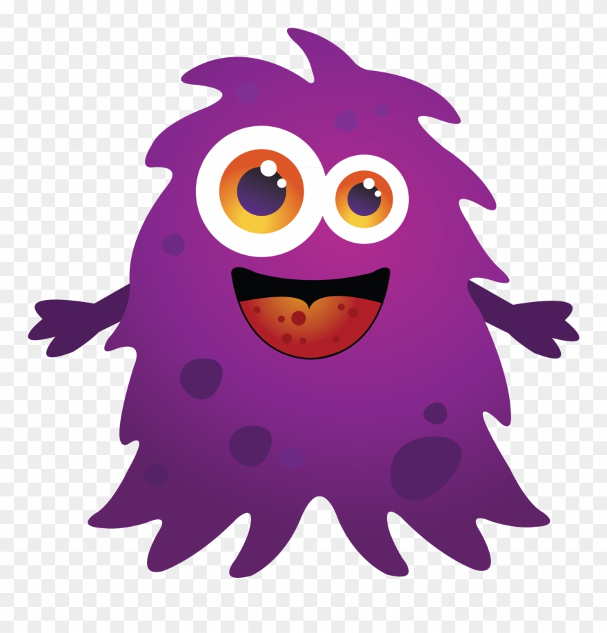 Kids Happy Halloween Clipart - Monster Clipart - Png Download